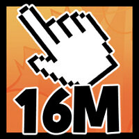 Досягнення 16 000 000 Clicks! у грі Banana для Steam
