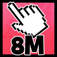 Досягнення 8 000 000 Clicks! у грі Banana для Steam