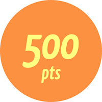 Досягнення 500 pts у грі Numberful для iOS