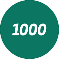 Досягнення 1000 Games у грі Numberful для iOS