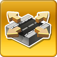 Conquista Road Champ III no jogo Township para iOS