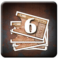 Досягнення 6 Punched Tickets у грі Ticket to Ride Europe для Google Play