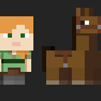 Başarı Saddle Up oyunda Minecraft için Switch