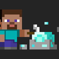 成就 DIAMONDS! 在游戏 Minecraft 上，适用于 Switch