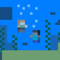 Başarı Free Diver oyunda Minecraft için Switch