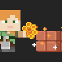 Logro Wax on, Wax off en el juego Minecraft para Switch