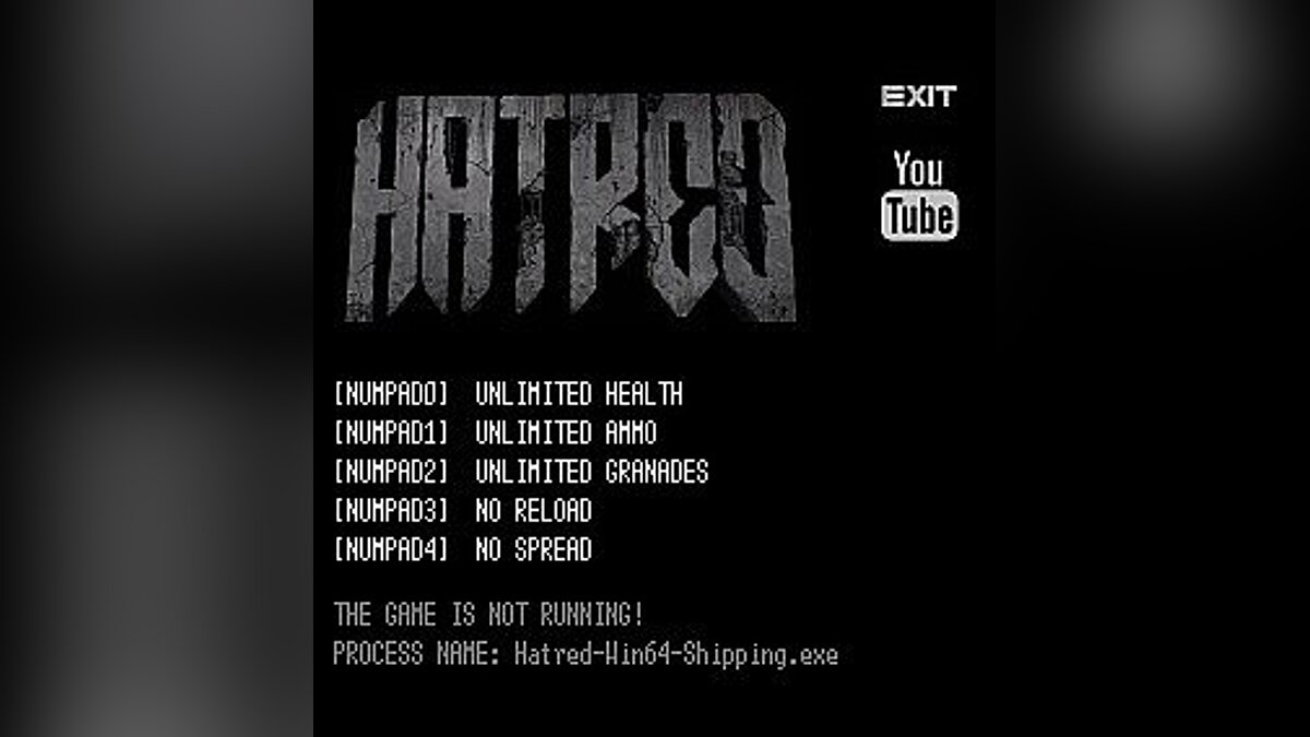 Hatred — Trainer (+5) [Update 15] [LIRW/GHL]