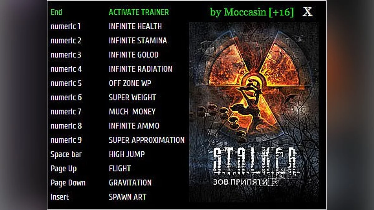 S.T.A.L.K.E.R.: Call of Pripyat — Trainer / Trainer [Repack - Steam] (+16) [Toda la versión] [mocasin]