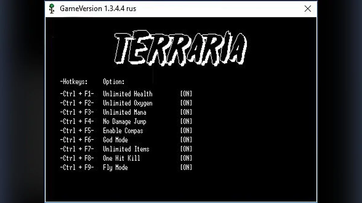 Terraria — Trainer / Trainer (+9) [V 1.3.4.4 Steam Rus] [Lirw / Ghl] - Aktualisiert: 01.01.2017