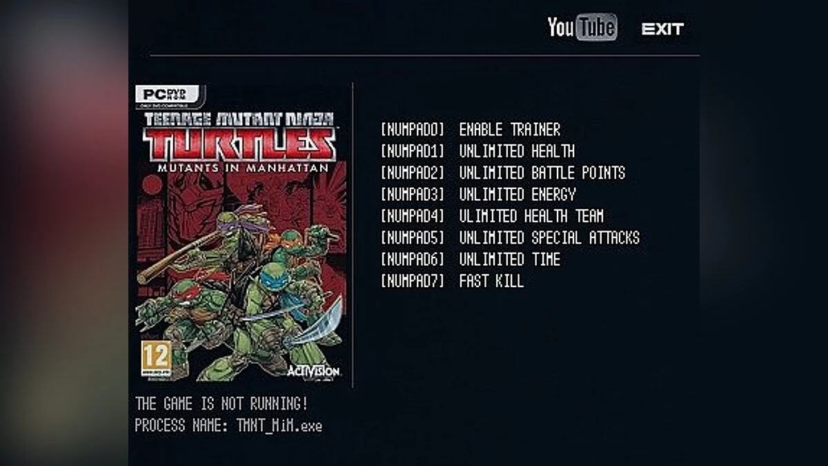 Teenage Mutant Ninja Turtles: Mutants in Manhattan — Trainer (+7) [1.0] [LIRW/GHL]