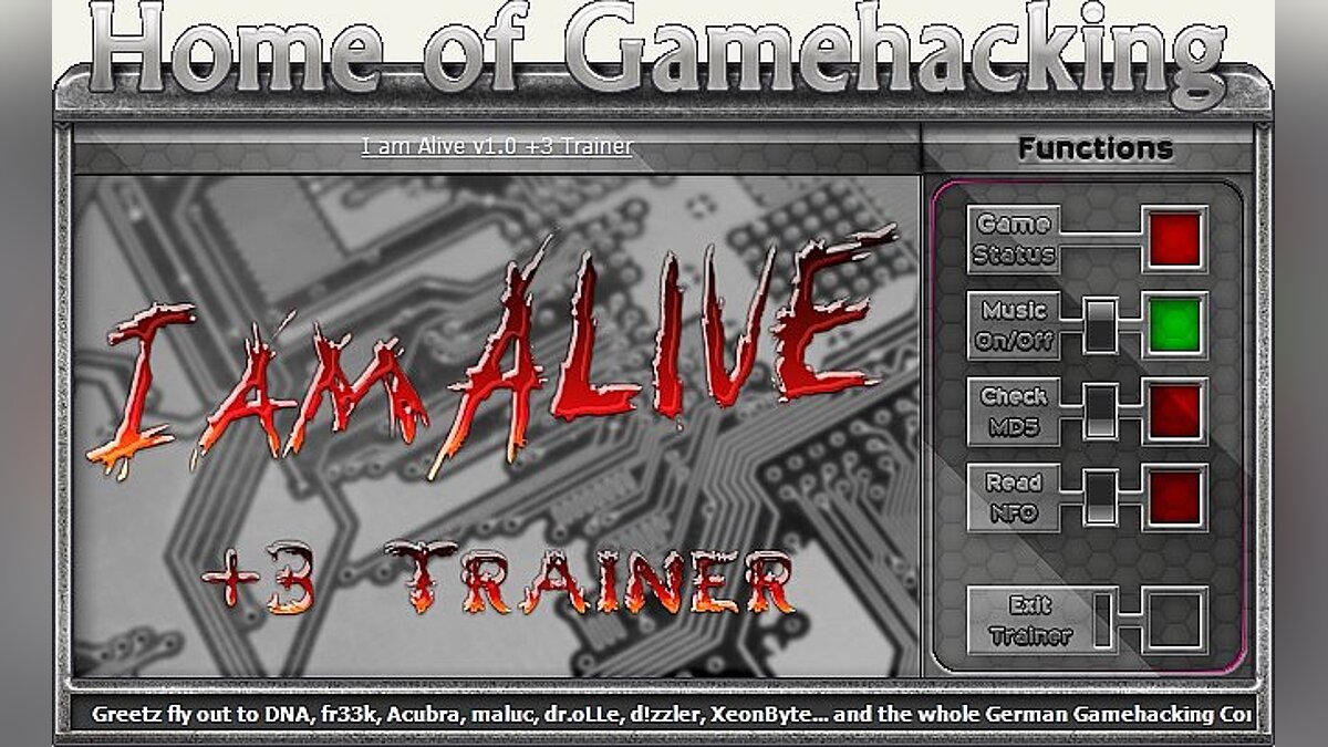 I Am Alive — Трейнер / Trainer (+3) [1.01] [iNvIcTUs OrCuS / HoG]