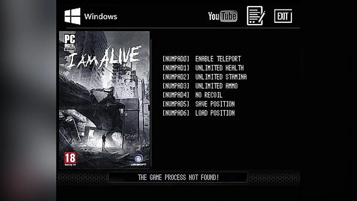 I Am Alive — Trainer / Trainer (+5) [V1.0.1 "Steam"] [LIRW / GHL] - Fiksna različica