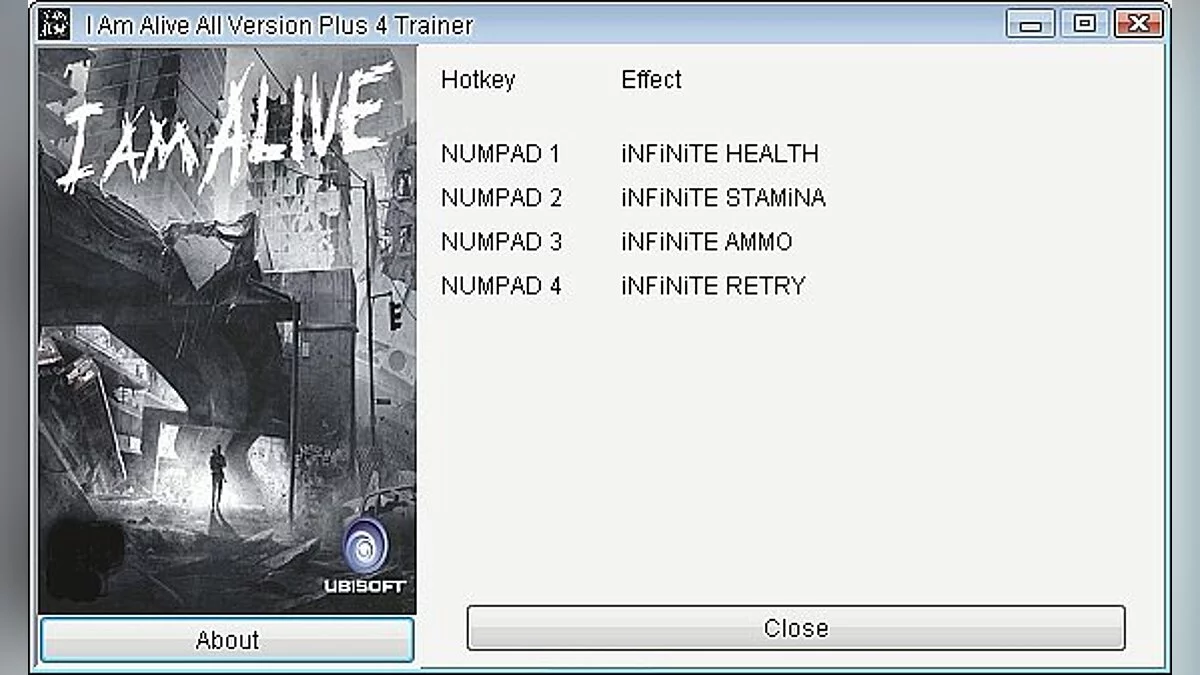 I Am Alive — Trainer / Trainer (+4) [vse različice] [Grizzly / Playground.ru]