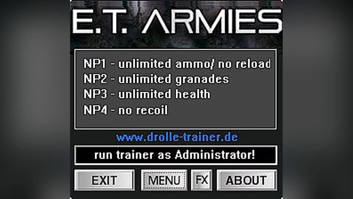 Extraterrestrial Armies — Trainer (+4) [1.0] [dR.oLLe]