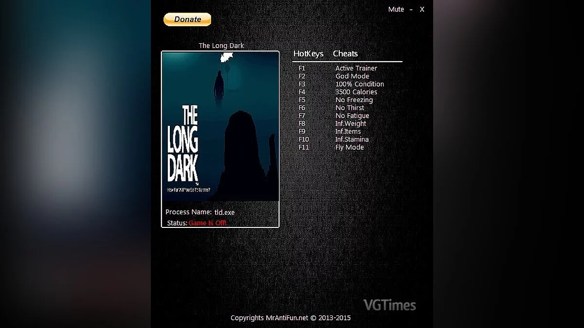 The Long Dark — Entrenador / entrenador (+11) [0.364] [Mrantifun]