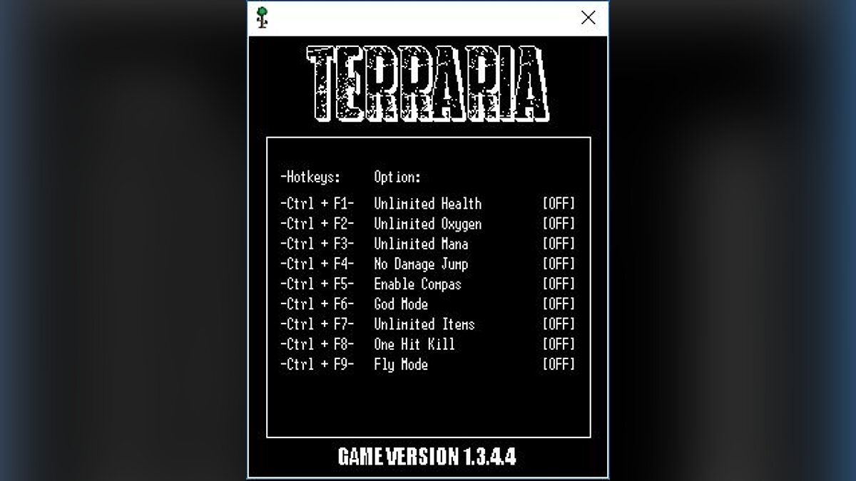 Terraria — Trainer (+9) [v 1.3.4.4 Steam Rus] [LIRW / GHL] - Updated: 02/18/2017