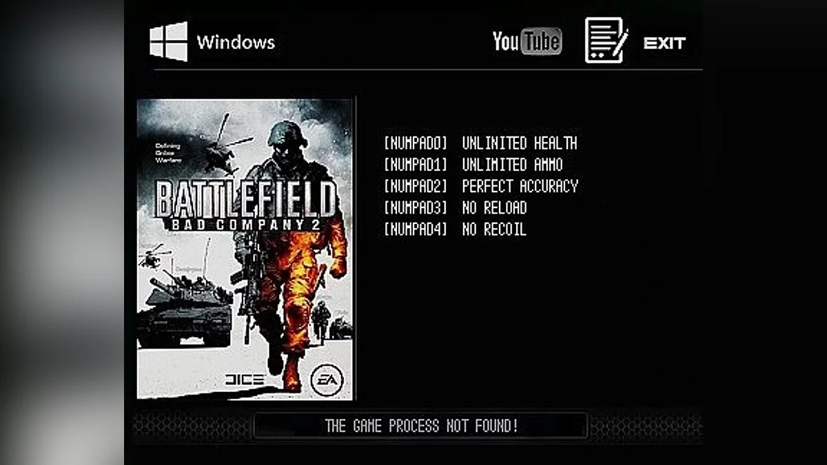 Battlefield: Bad Company 2 — Trainer / Trainer (+5) [Último: 03/08/2016] [LIRW / GHL]