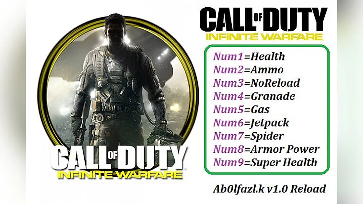 Call of Duty: Infinite Warfare — Trainer (+9) [1.0: x64] [Abolfazl.k]