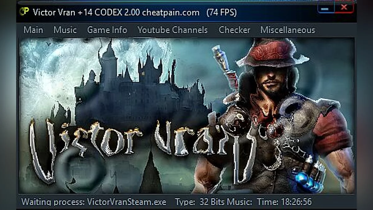 Victor Vran — Trainer (+14) [2.0] [h4x0r]