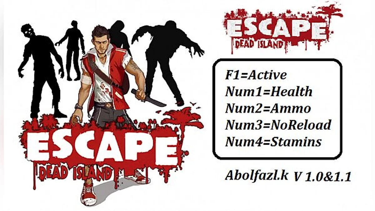 Escape Dead Island — Trainer (+4) [1.0&1.1] [Abolfazl.k]