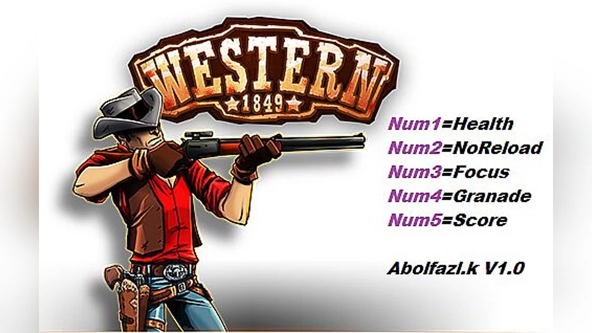 Western 1849 Reloaded — Тренер / тренер (+5) [1.0] [Abolfazl.k]