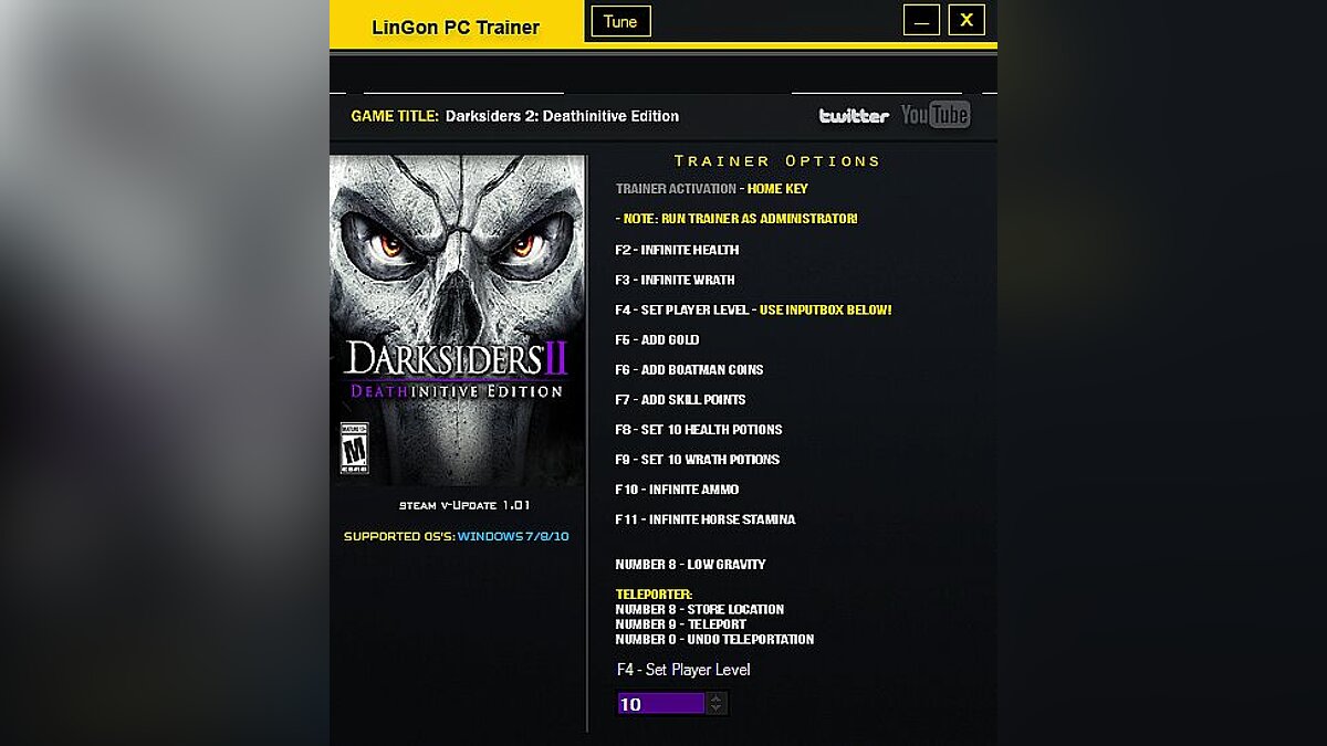 Darksiders 2 — Trainer (+13) [1.1] [LinGon]