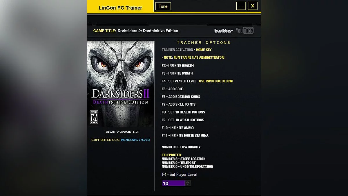 Darksiders 2 — Trainer (+13) [1.1] [LinGon]