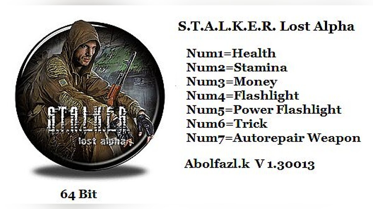 S.T.A.L.K.E.R.: Shadow of Chernobyl — Trainer (+7) [1.30013: x64] [Abolfazl.k]