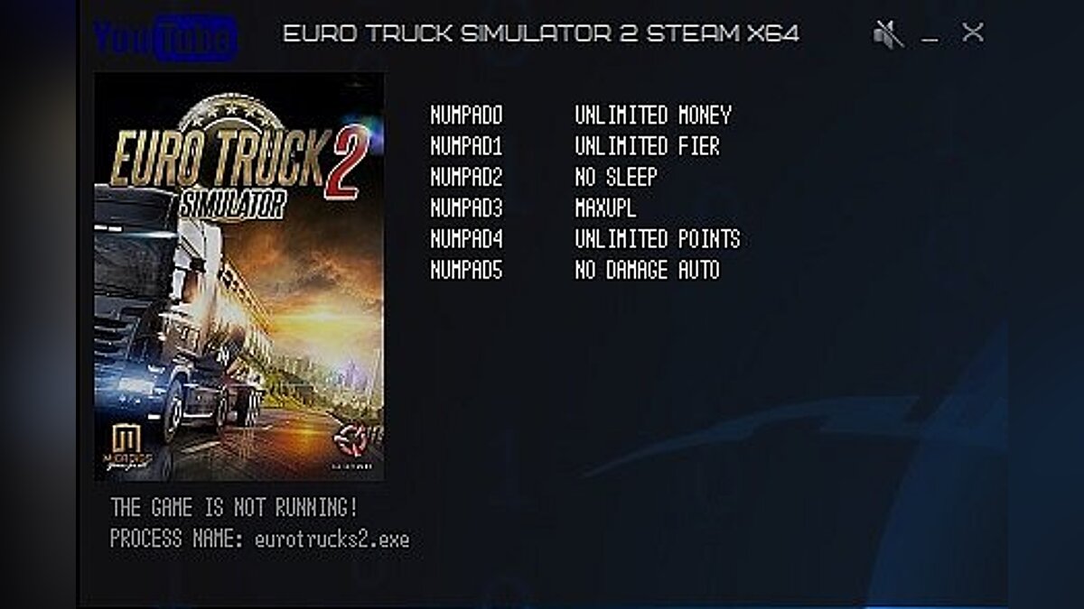 Euro Truck Simulator 2 — Trainer (+6) [1.22.2.3s (64-bit)] [LIRW/GHL]