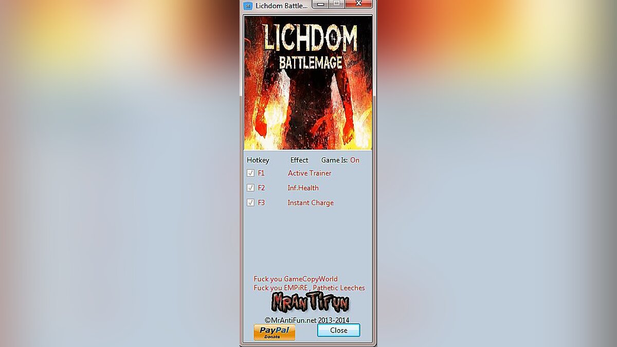 Lichdom: Battlemage — Trainer (+2) [Build 65406: 32 Bit] [MrAntiFun]