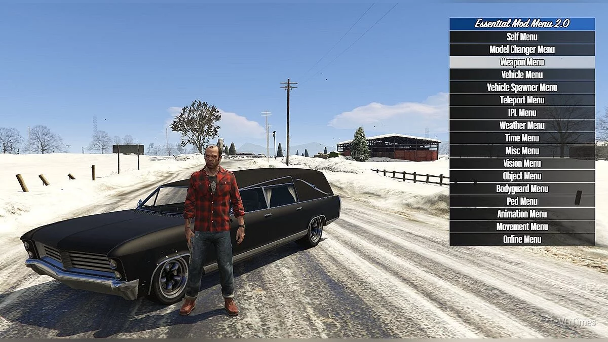 GTA 5 — Grand Theft Auto 5 (GTA V): Чит-Мод / Cheat-Mode (Essential Mod Menu / Trainer (1.30 Update))