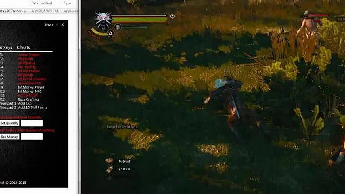 The Witcher 3: Wild Hunt — Entrenador / entrenador (+14) [1.02] [Mrantifun]