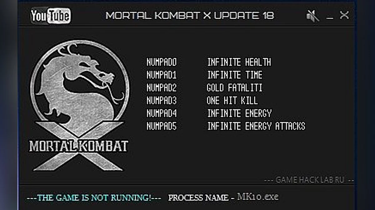 Mortal Kombat X — Trainer (+6) [Update 18] [LIRW/GHL]