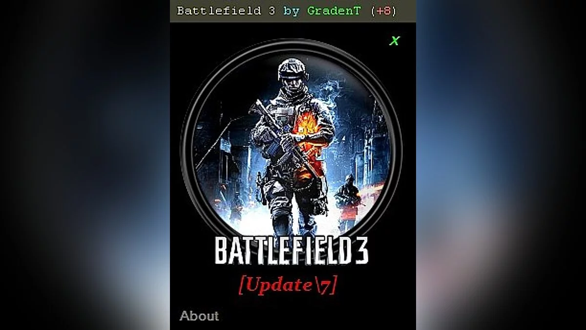 Battlefield 3 — Trainer (+8) [Update 7] [GradenT]