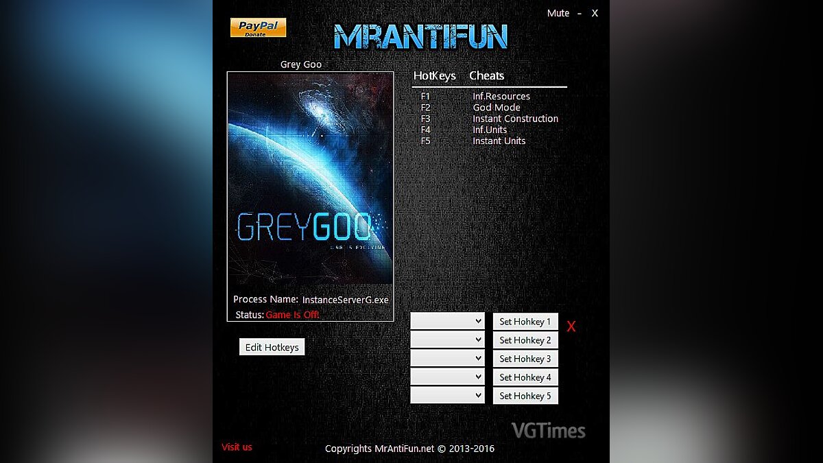 Grey Goo — Trainer (+5) [0.34.593311] [MrAntiFun]