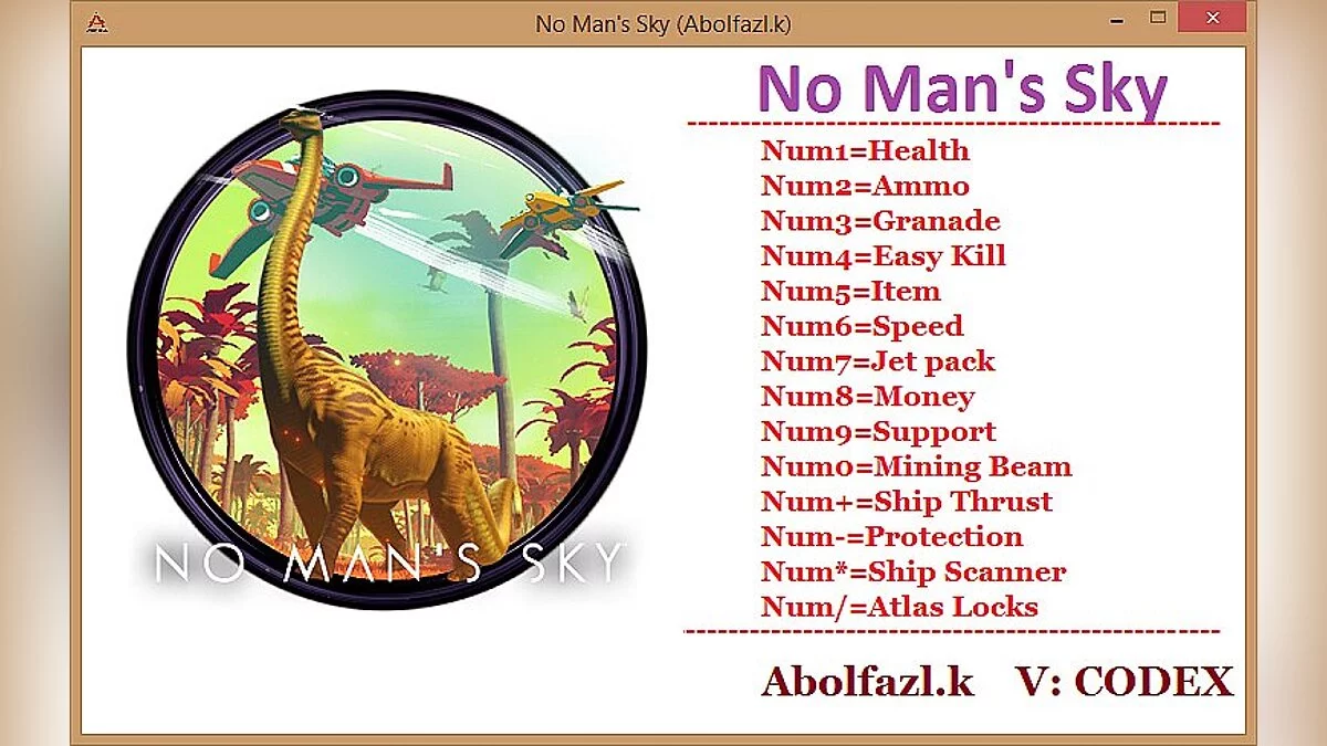 No Man&#039;s Sky — Trainer (+14) [1.1] [Abolfazl.k]