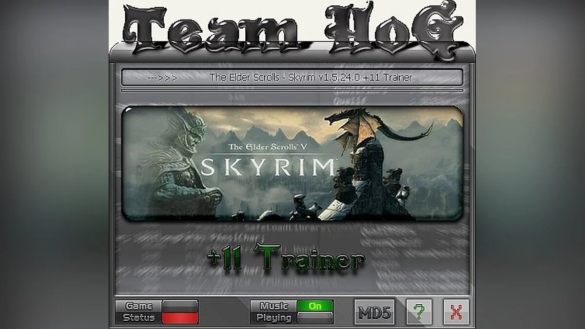 The Elder Scrolls 5: Skyrim — Entrenador / entrenador (+11) [1.5.24.0] [Hog / Silent Hellscream]