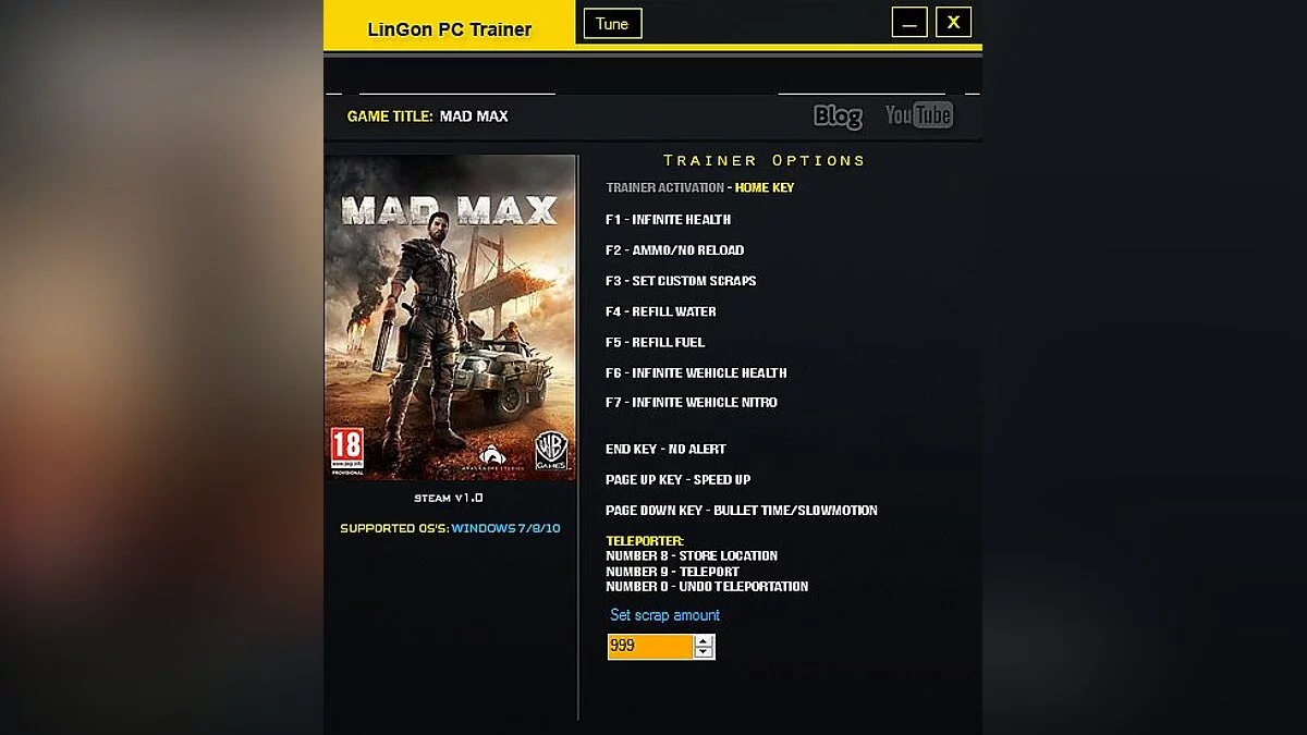 Mad Max — Entrenador / entrenador (+12) [1.0] [Lingon]