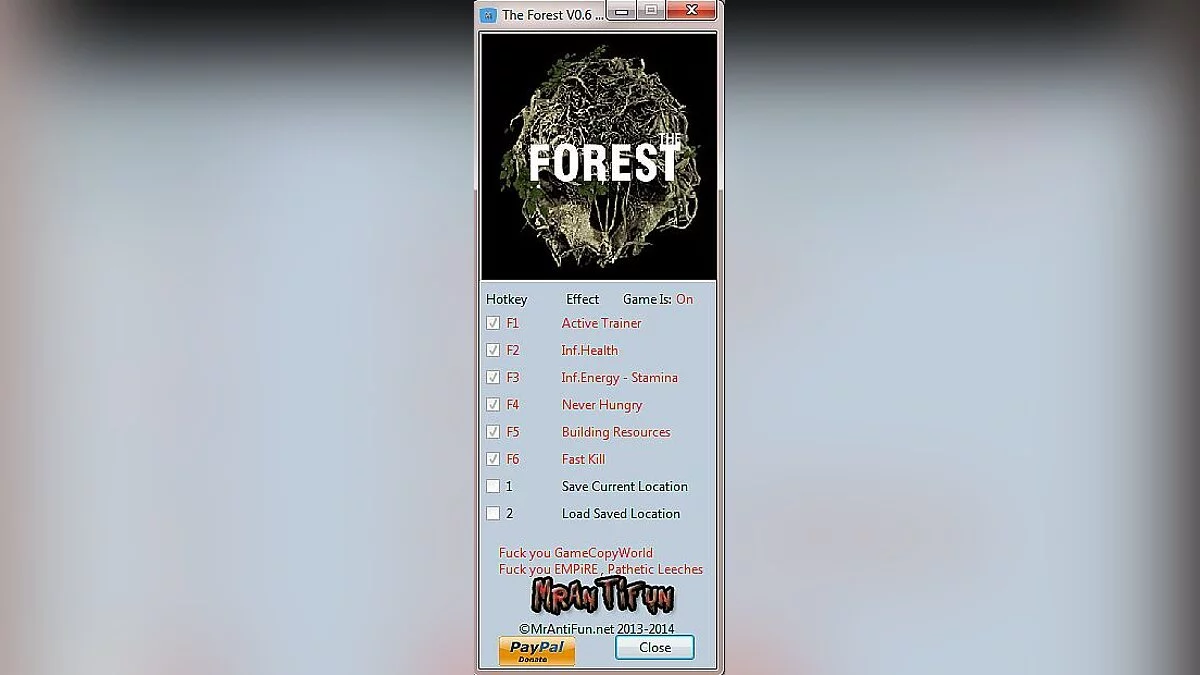 The Forest — Trener / trener (+7) [0,6] [Mrantifun]