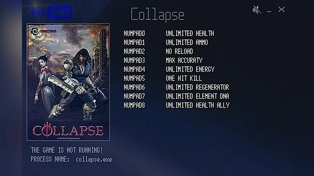 Collapse — Trainer (+9) [1.1] [LIRW/GHL]