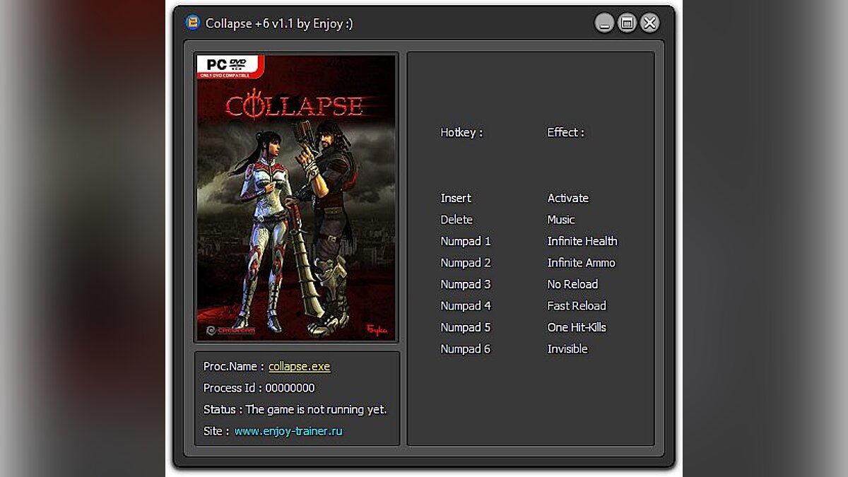 Collapse — Trainer (+6) [1.1] [Enjoy]