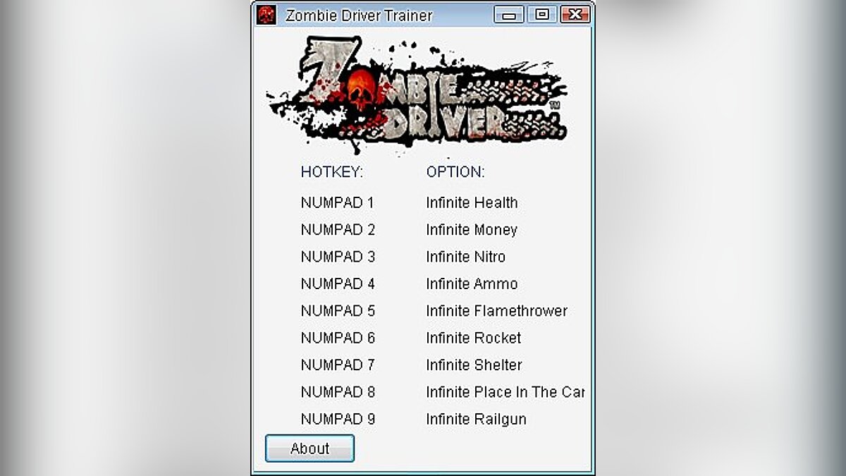 Zombie Driver — Trainer (+9) [1.2.7] [24K]