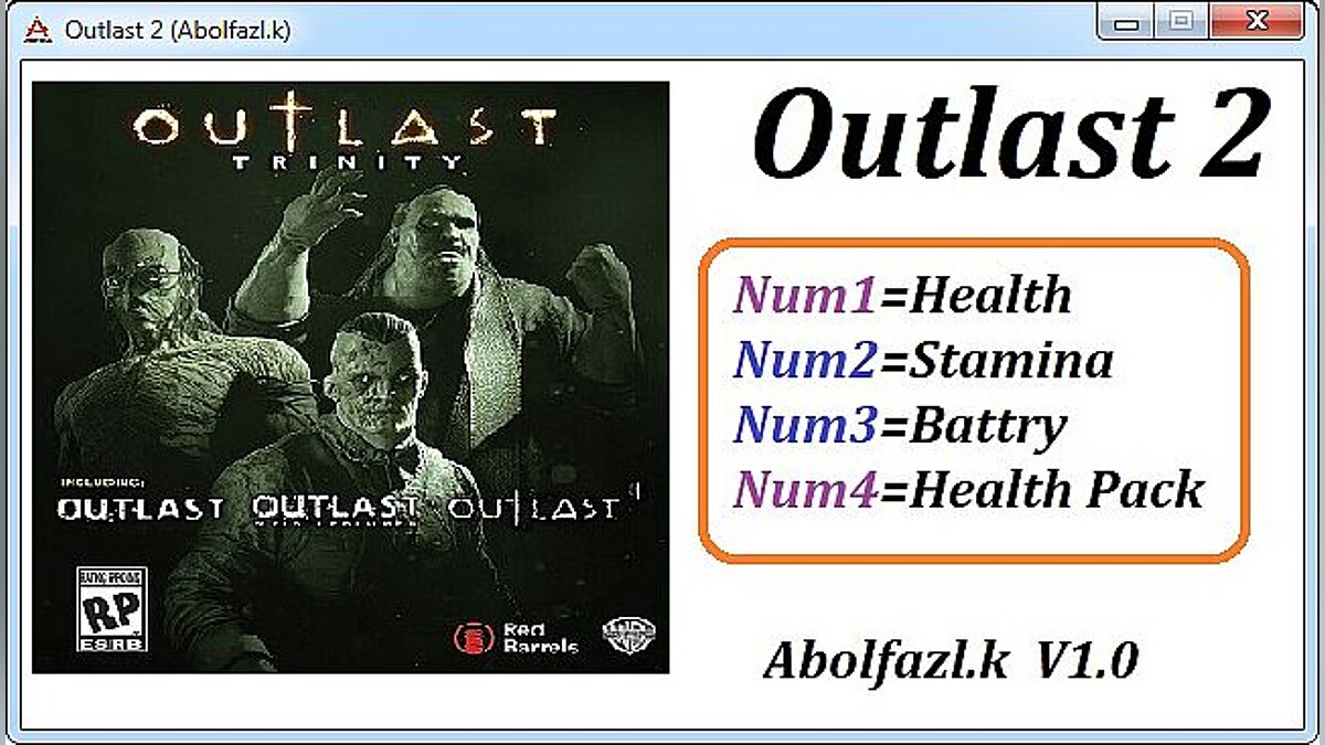 Outlast 2 — Outlast 2: Trainer (+4) [1.0] [Abolfazl-k]