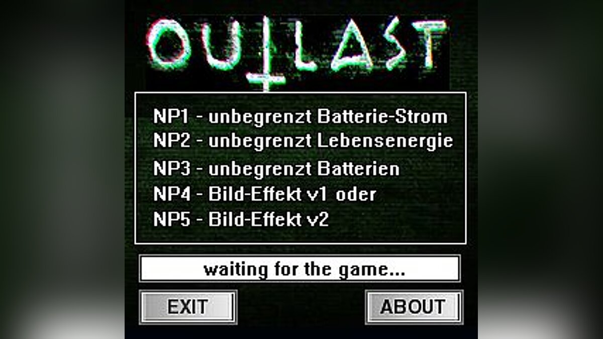 Outlast — Outlast: Trainer (+5) [1.0.12046] [dR.oLLe]