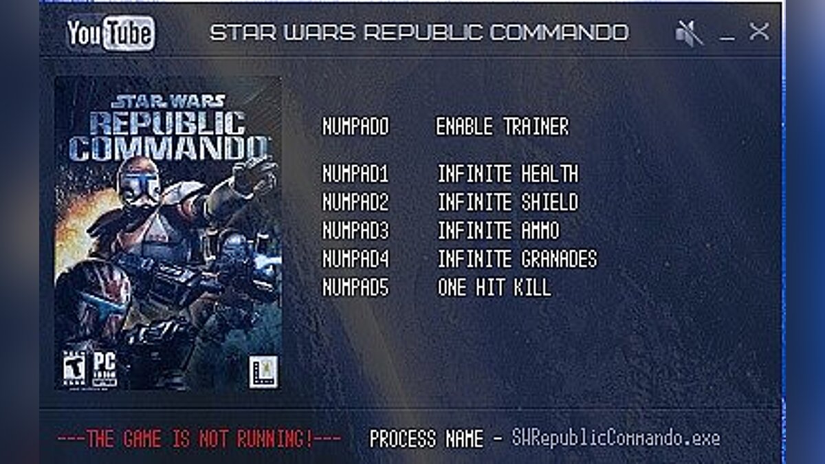 Star Wars: Republic Commando — Trainer (+5) [Latest Steam] [LIRW / GHL]