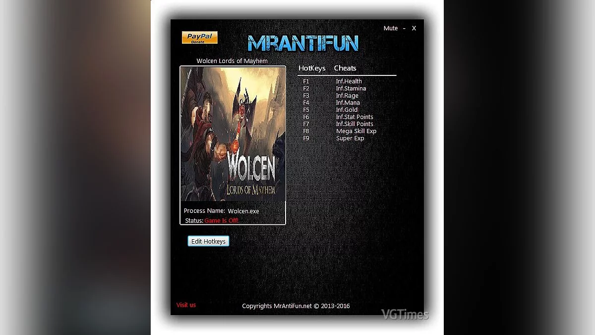 Wolcen: Lords of Mayhem — Trainer (+9) [0.3.4a] [MrAntiFun]