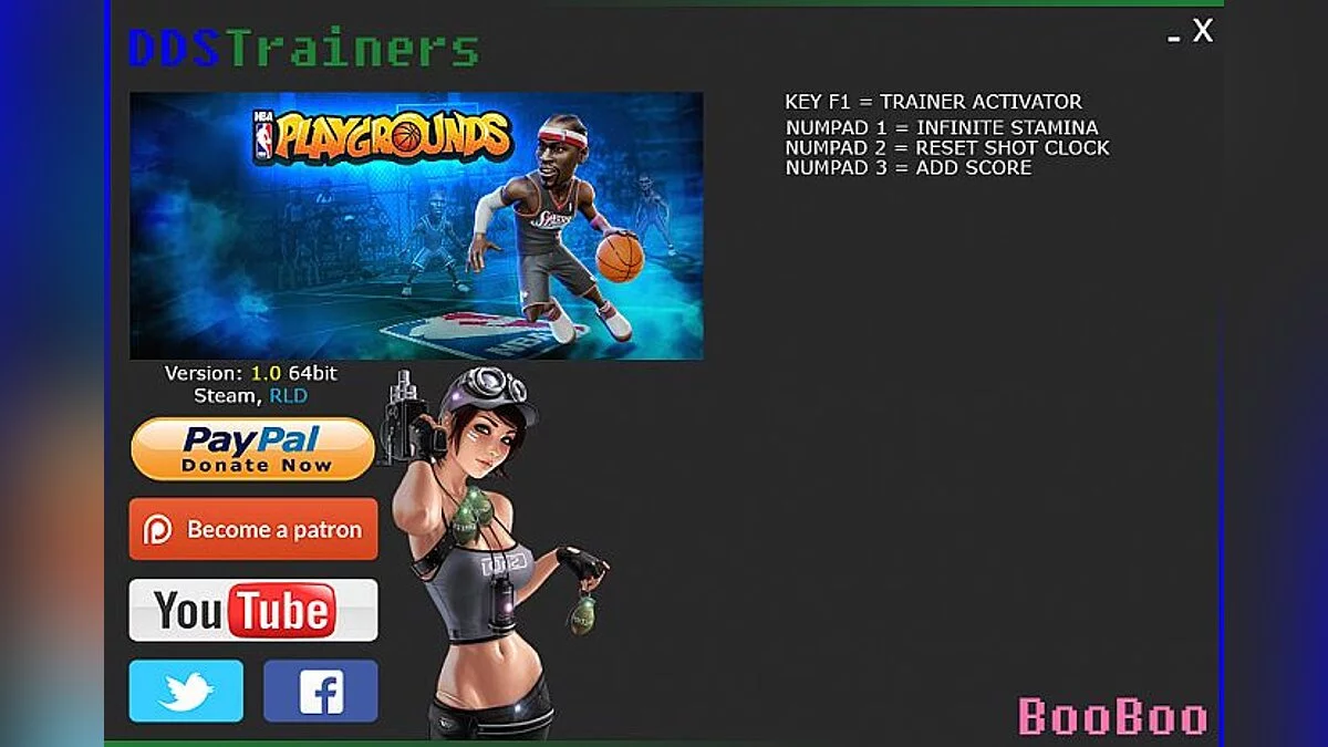 NBA Playgrounds — Трейнер / Trainer (+3) [1.0: 64bit] [BooBoo]