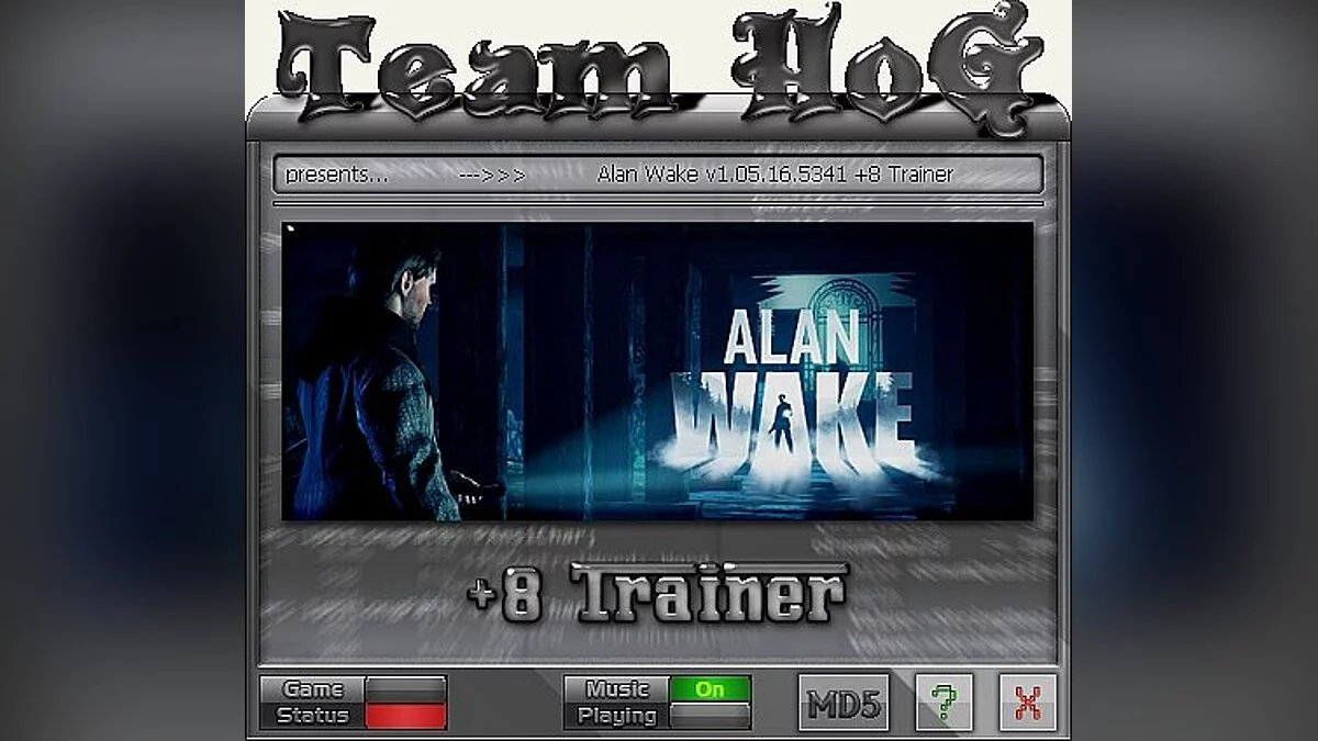 Alan Wake — Trainer (+8) [1.05.16.5341] [HoG / sILeNt heLLsCrEAm]