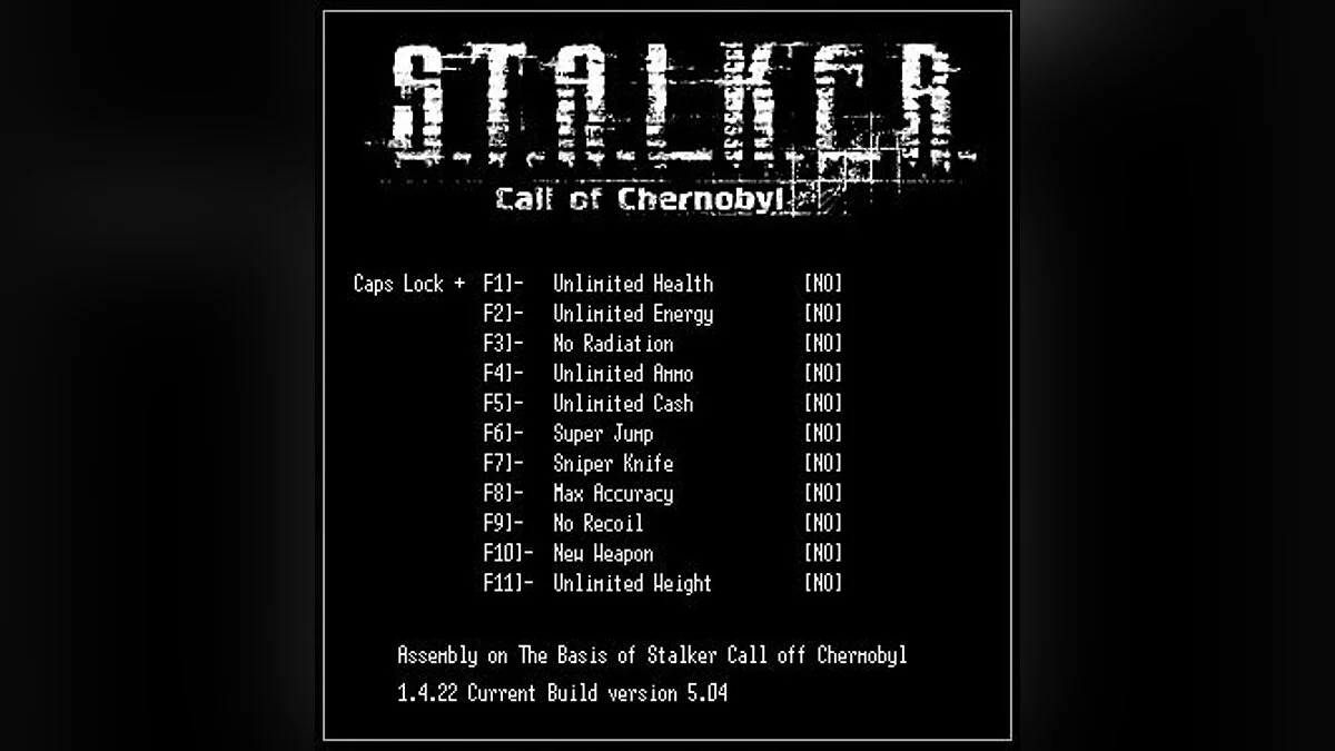 S.T.A.L.K.E.R.: Call of Pripyat — Trainer (+11) [Mod v1.4.22] [LIRW / GHL] - Updated: 05/18/2017