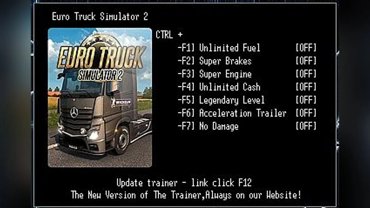 Euro Truck Simulator 2 — Trainer (+9) [1.27.2.1s x64] [LIRW / GHL] - Updated: 05/24/2017